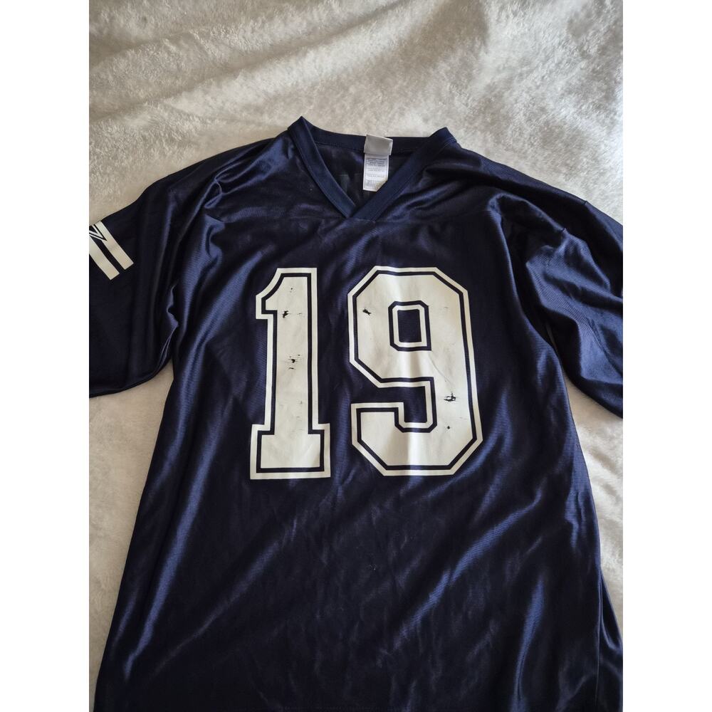 Size L NFL Dallas Cowboys Football Official Miles Austin # 19 Jersey Preowned